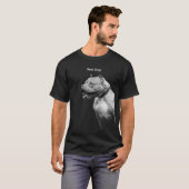 Pit Bull Real Dog Mannen Tee Shirt (Voorkant volledig)
