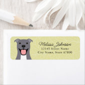Pit Bull Return Address Labels (Insitu)