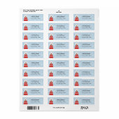 Pit Bull Return Address Labels (Full Sheet)