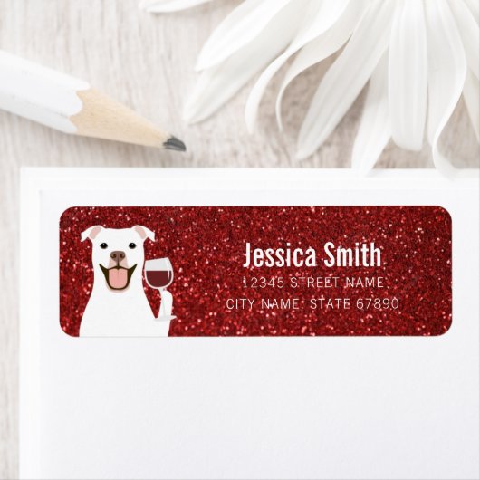 Pit Bull Return Address Labels (Insitu)
