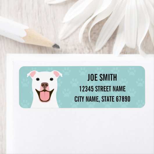 Pit Bull Return Address Labels (Insitu)