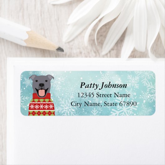 Pit Bull Return Address Labels (Insitu)