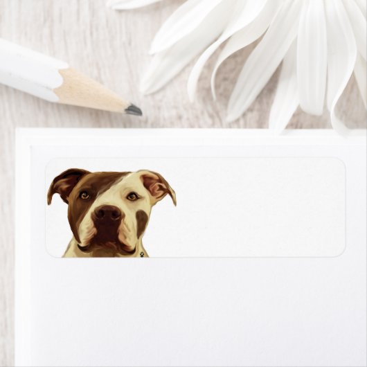 Pit Bull Return Address Labels (Insitu)