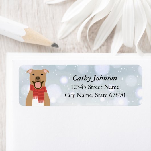 Pit Bull Return Address Labels (Insitu)