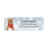 Pit Bull Return Address Labels (Voorkant)