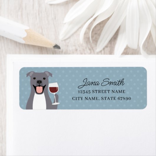 Pit Bull Return Address Labels (Insitu)