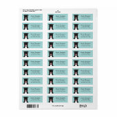 Pit Bull Return Address Labels (Full Sheet)