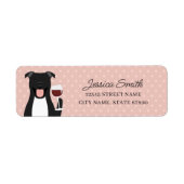 Pit Bull Return Address Labels (Voorkant)