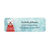 Pit Bull Return Address Labels (Voorkant)