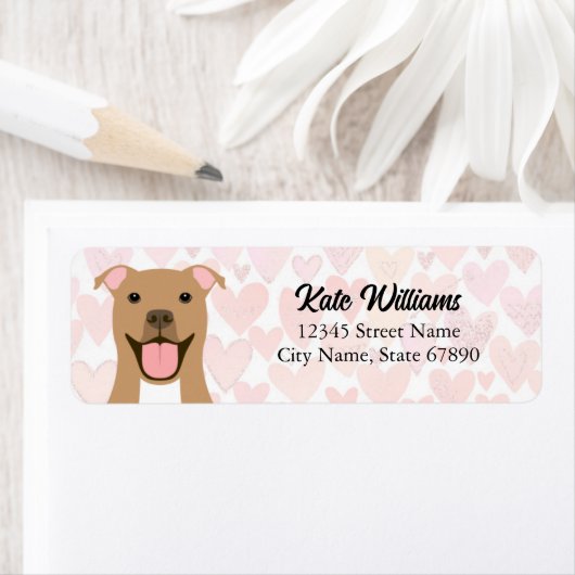 Pit Bull Return Address Labels (Insitu)