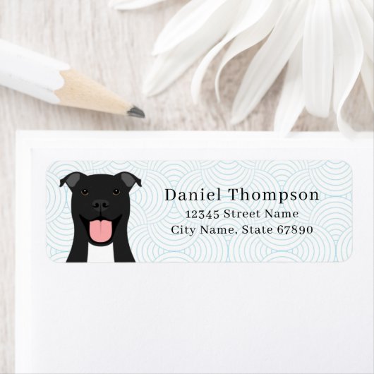 Pit Bull Return Address Labels (Insitu)
