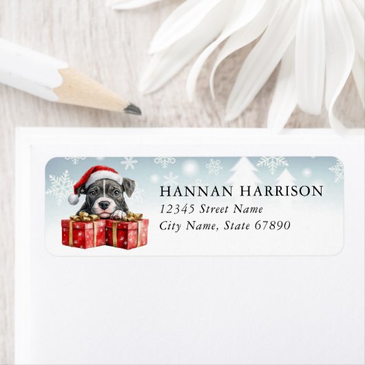 Pit Bull Return Address Labels (Insitu)