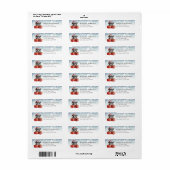 Pit Bull Return Address Labels (Full Sheet)