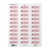 Pit Bull Return Address Labels (Full Sheet)