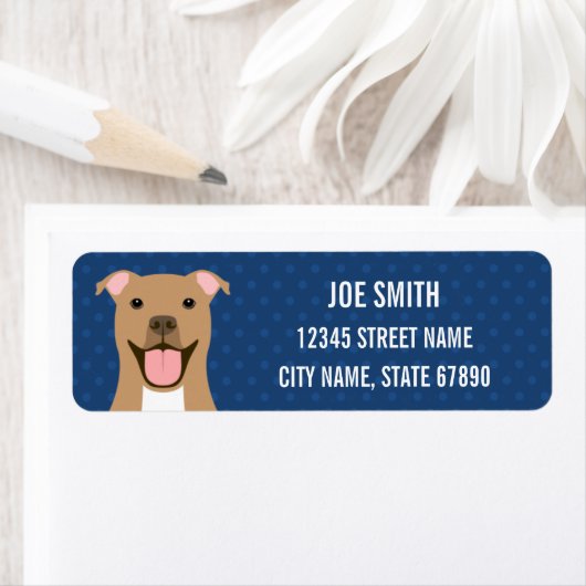 Pit Bull Return Address Labels (Insitu)