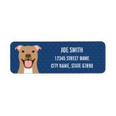 Pit Bull Return Address Labels (Voorkant)