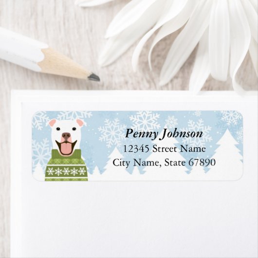 Pit Bull Return Address Labels (Insitu)