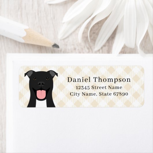Pit Bull Return Address Labels (Insitu)