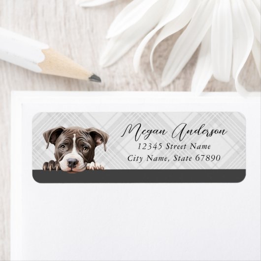 Pit Bull Return Address Labels (Insitu)