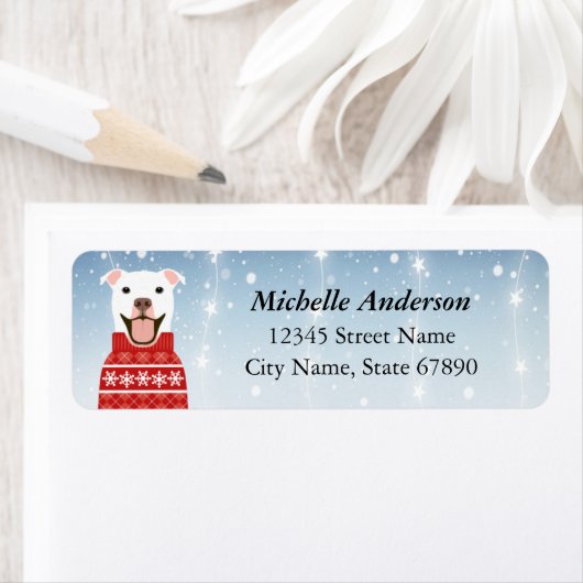 Pit Bull Return Address Labels (Insitu)