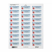 Pit Bull Return Address Labels (Full Sheet)
