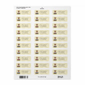 Pit Bull Return Address Labels (Full Sheet)