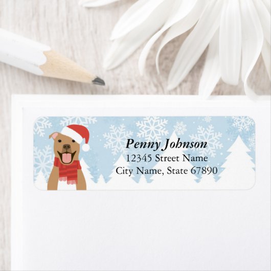 Pit Bull Return Address Labels (Insitu)