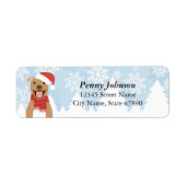 Pit Bull Return Address Labels (Voorkant)