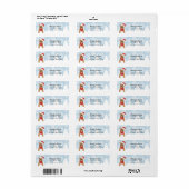 Pit Bull Return Address Labels (Full Sheet)