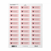 Pit Bull Return Address Labels (Full Sheet)