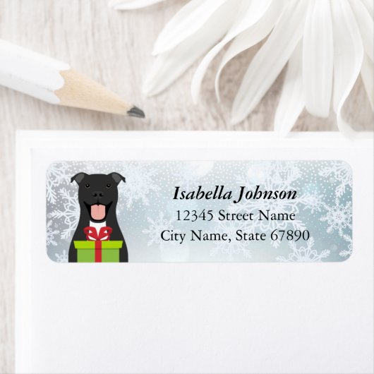 Pit Bull Return Address Labels (Insitu)