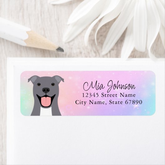 Pit Bull Return Address Labels (Insitu)