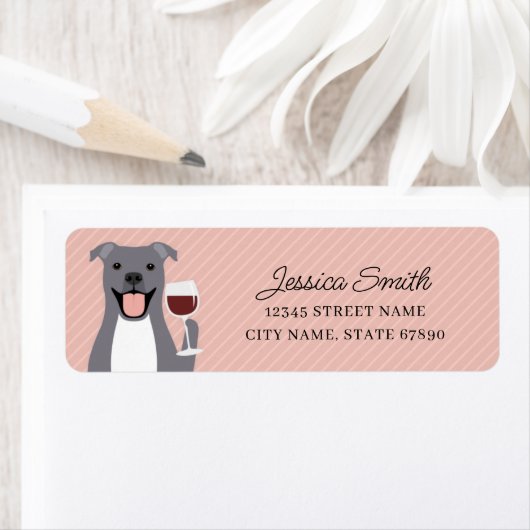 Pit Bull Return Address Labels (Insitu)