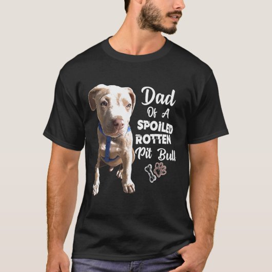 Pit Bull Shirt Pit Bull Papa Funny Dog Lover Gift (Voorkant)