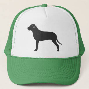 Pit Bull Silhouet Trucker Pet