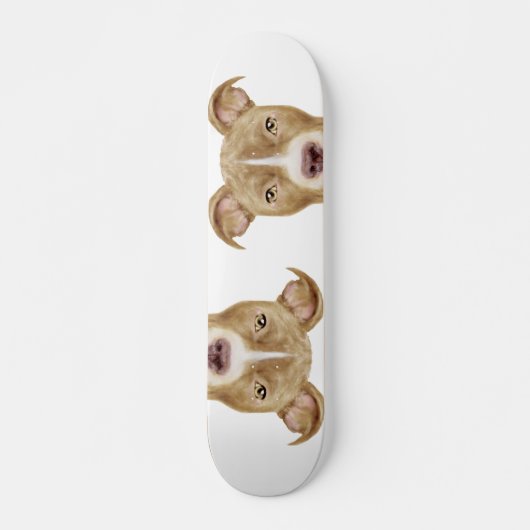 Pit bull Skateboard, miart Persoonlijk Skateboard (Voorkant)