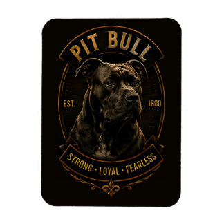 Pit Bull Sterk Trouw Onverschrokken Hondenras Erfg Magneet