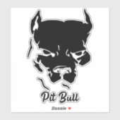 Pit bull Sticker (Vel)