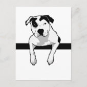Pit Bull T-Bone Graphic Briefkaart (Voorkant)