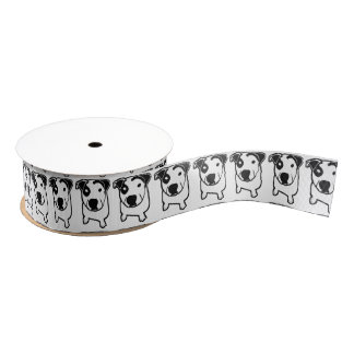 Pit Bull T-Bone Graphic Grosgrain Lint