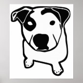 Pit Bull T-Bone Graphic Poster (Voorkant)