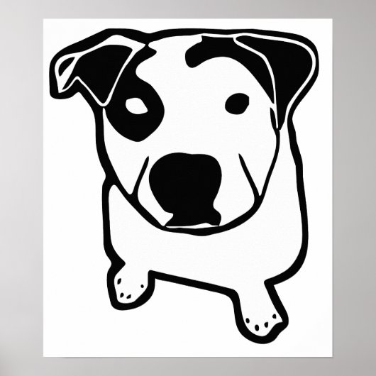 Pit Bull T-Bone Graphic Poster (Voorkant)