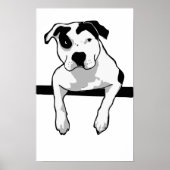 Pit Bull T-Bone Graphic Poster (Voorkant)