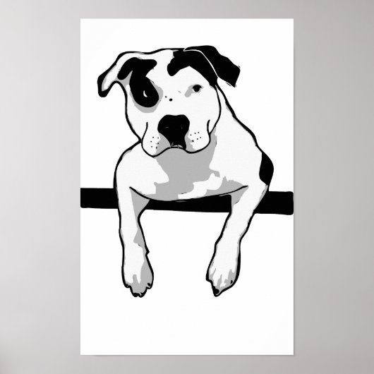 Pit Bull T-Bone Graphic Poster (Voorkant)