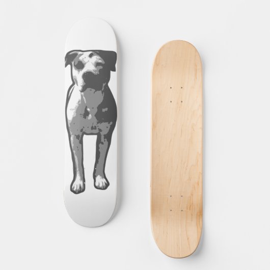 Pit Bull T-Bone Graphic Skateboard (Voorkant)