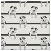 Pit Bull T-Bone Graphic Stof (Swatch)