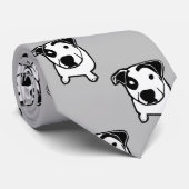 Pit Bull T-Bone Graphic Stropdas (Opgerold)