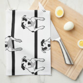 Pit Bull T-Bone Graphic Theedoek (Quarter Fold)