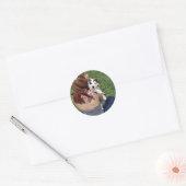 Pit Bull T-Bone Lucky Puppy Ronde Sticker (Envelop)