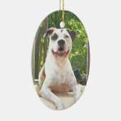 Pit Bull T-Bone's Tree House Keramisch Ornament (Rechts)